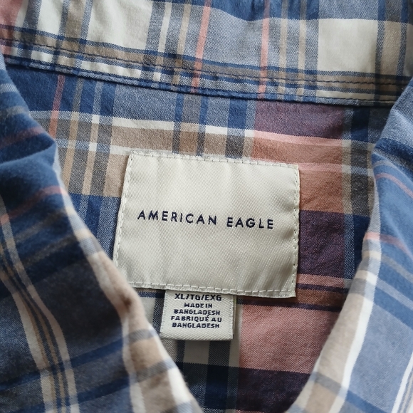aeo ♡ flannel button down american eagle - Picture 4 of 10